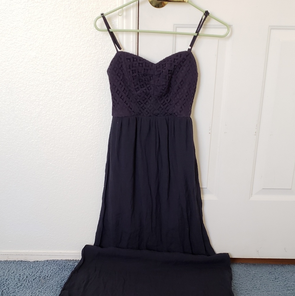 spaghetti strap long dress